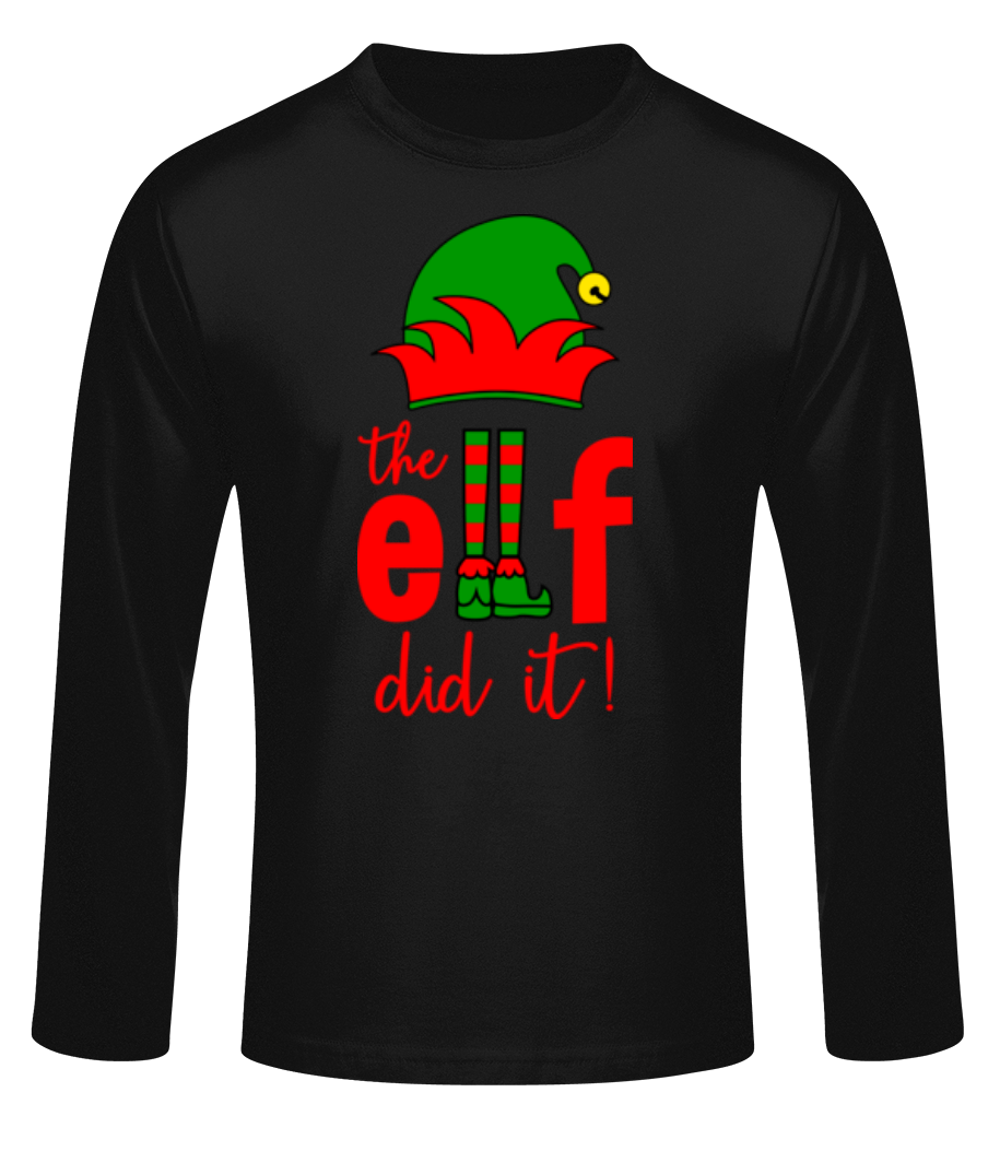 The Elf Did It · T-shirt à manches longues standard Homme