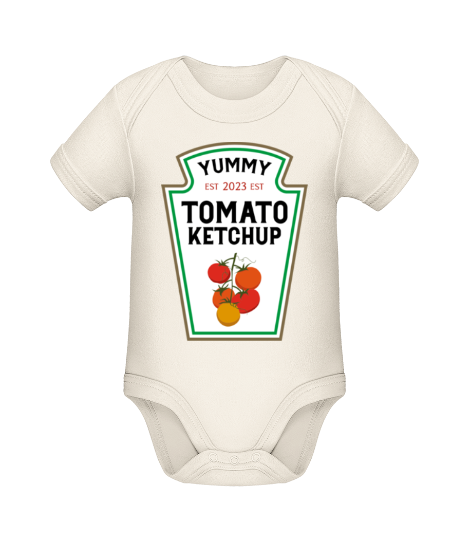 Baby Yummy Tomato Ketchup 2023 · Body manches courtes bio