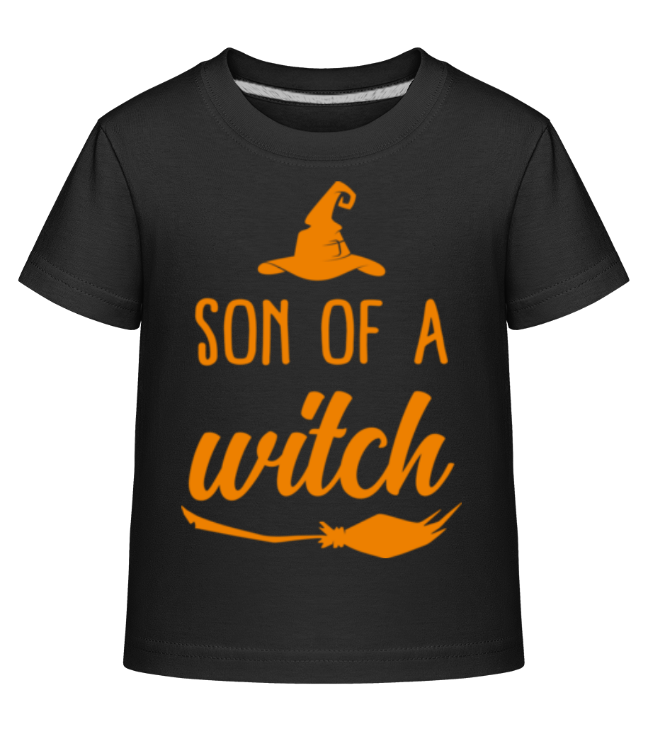 Aperçu: Son Of A Witch - T-shirt shirtinator Enfant - Noir - Devant