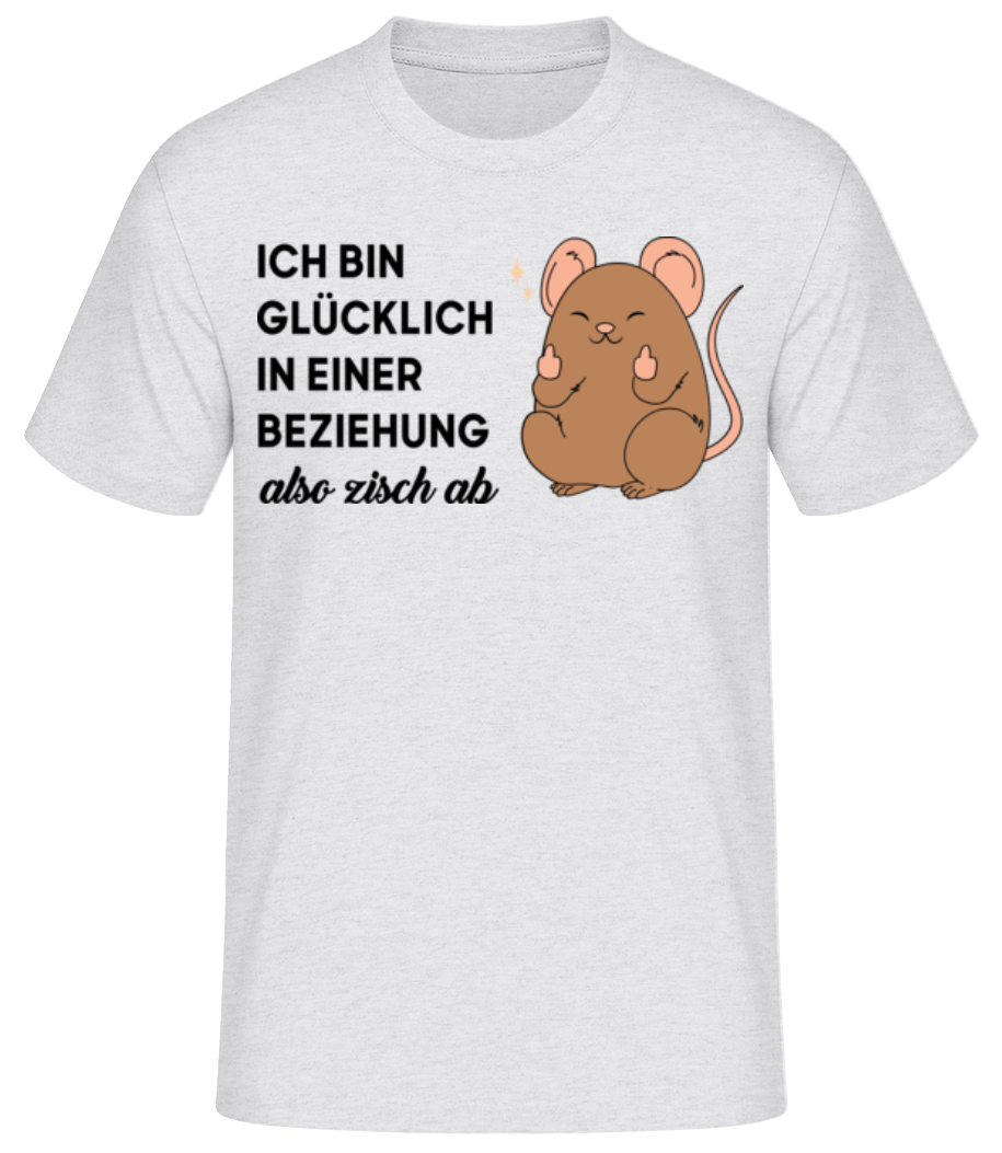 Ich bin Glücklich in einer Beziehung · Männer Basic T-Shirt