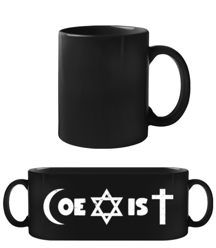 Religion Coexist · Tasse Noire