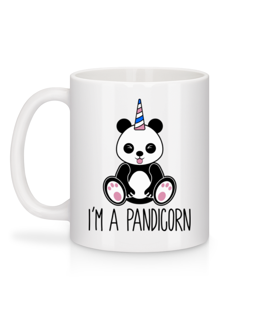 Aperçu: Im A Pandicorn - Mug en céramique blanc - Blanc - Derrière