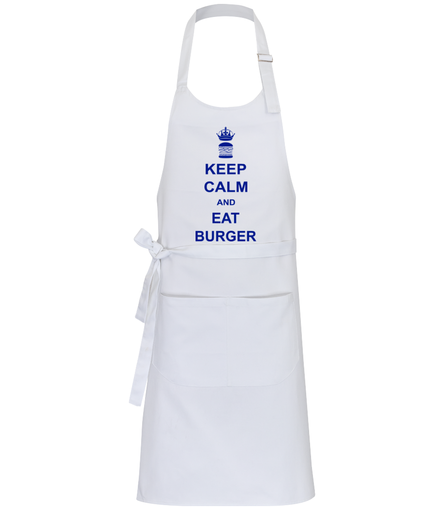Keep Calm And Eat Burger · Tablier professionnel