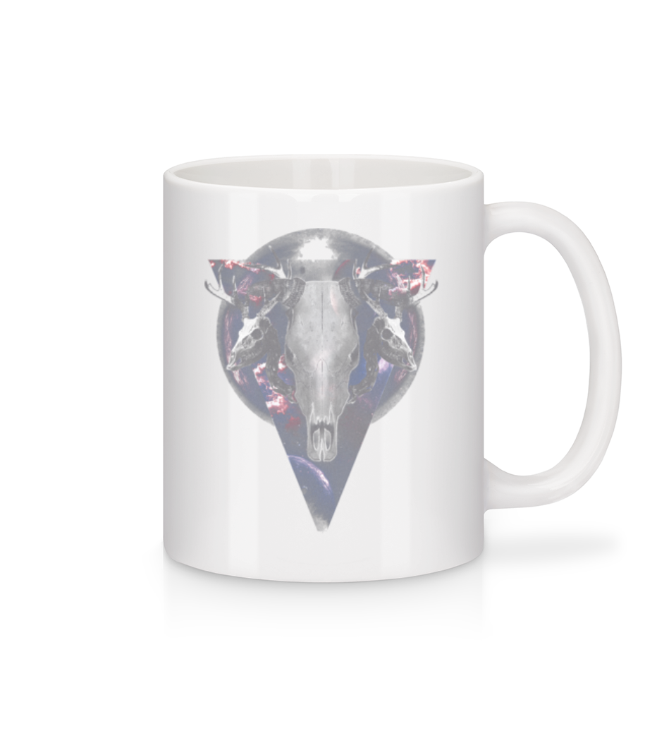 Crâne De Buffle · Mug en céramique blanc