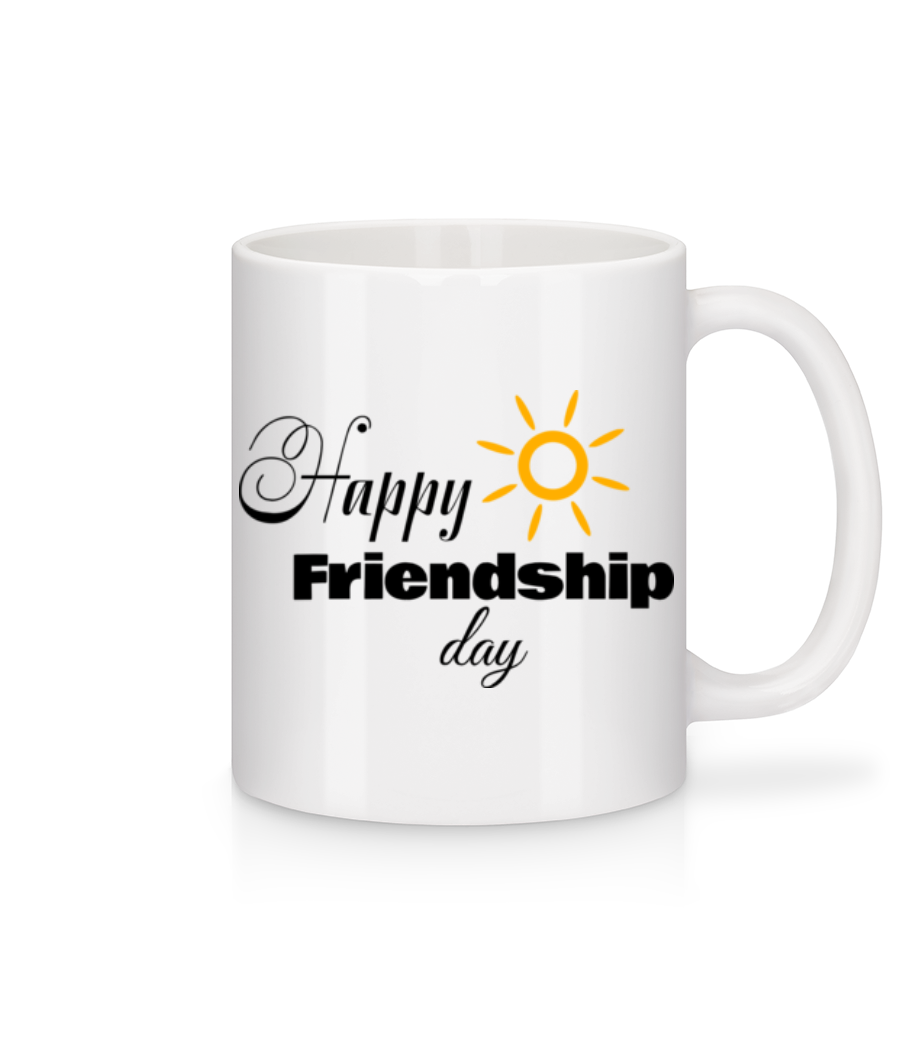Happy Friendship Day · Mug en céramique blanc