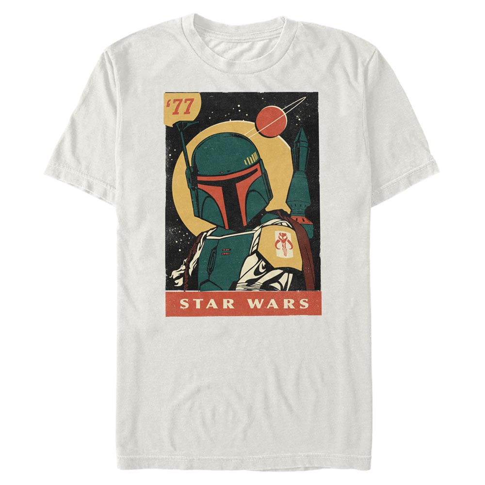 Aperçu: Star Wars - Boba Fett Pulp Boba - Homme T-shirt - Crème - Devant