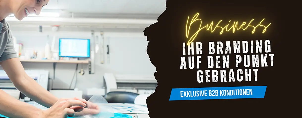 Dein Logo auf allen Textilien gedruckt