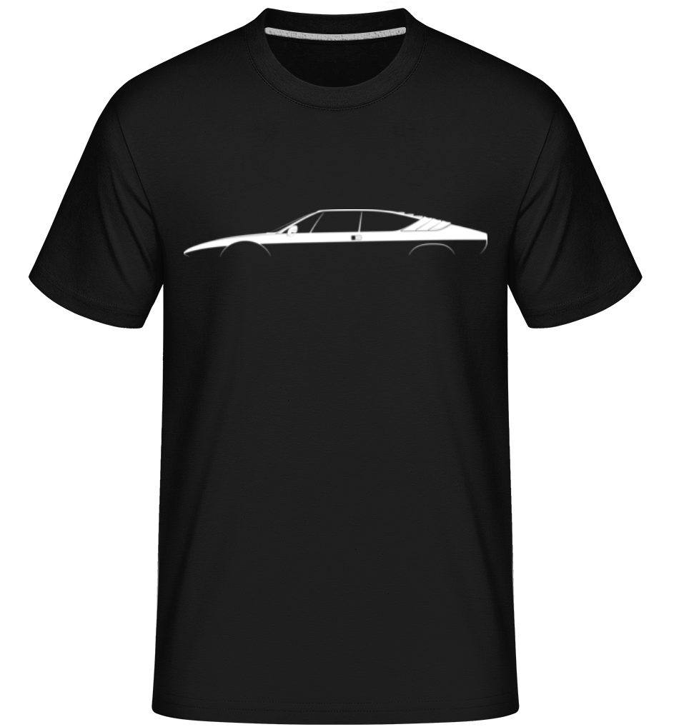 Aperçu: 'Lamborghini Urraco' Silhouette -  T-Shirt Shirtinator homme - Noir - Devant