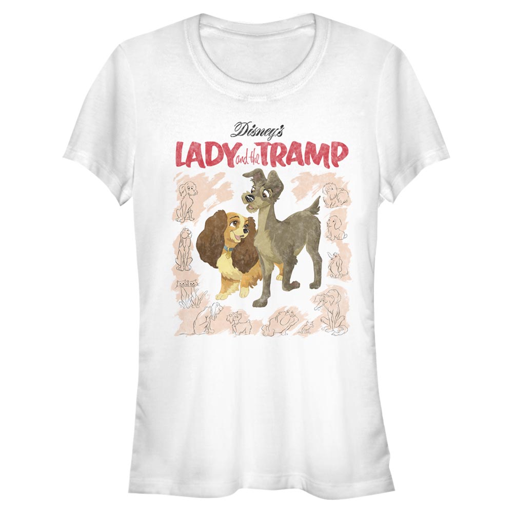Disney Classics - La Belle et le Clochard - La Belle et le Clochard Vintage Cover - Femme T-shirt