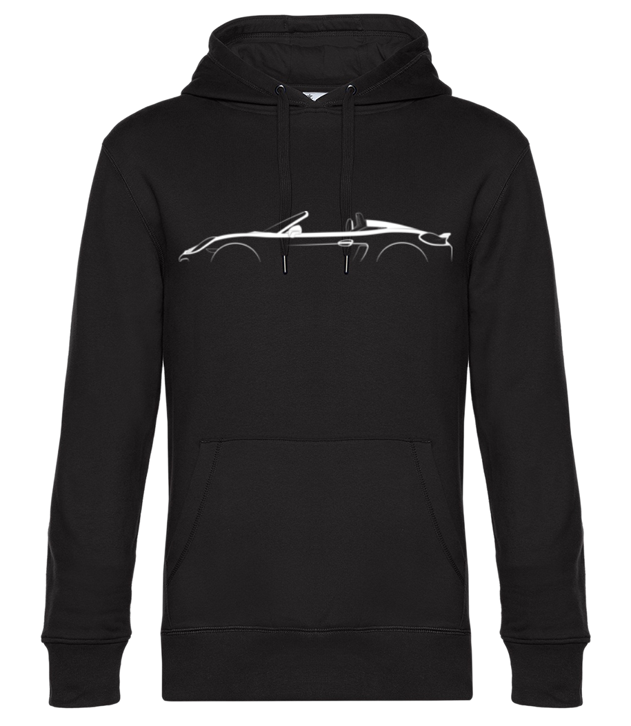 'Porsche Boxster 981 Spyder' Silhouette · Sweat à capuche standard homme