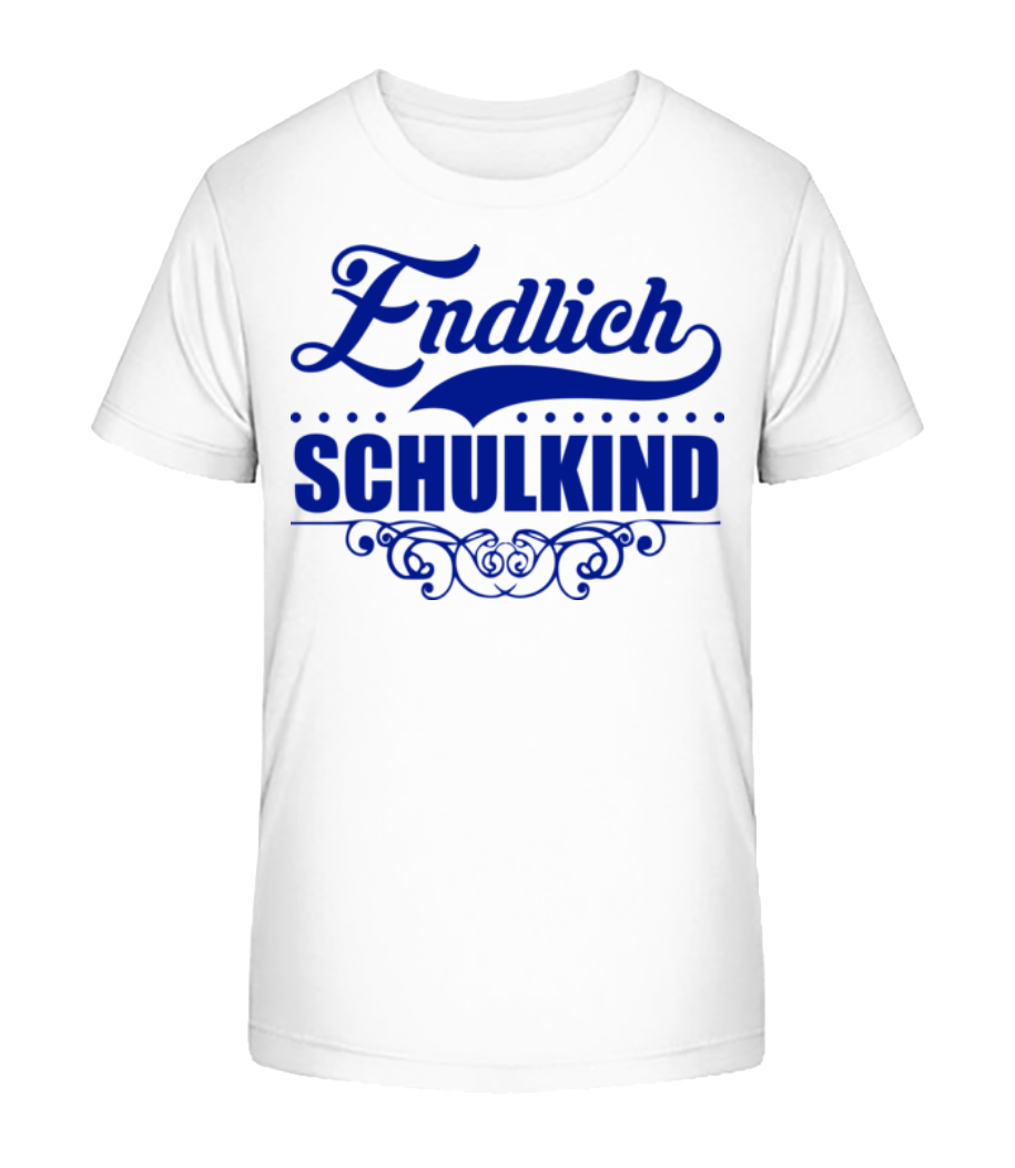 Endlich Schulkind · Kinder Bio T-Shirt Stanley Stella 2.0