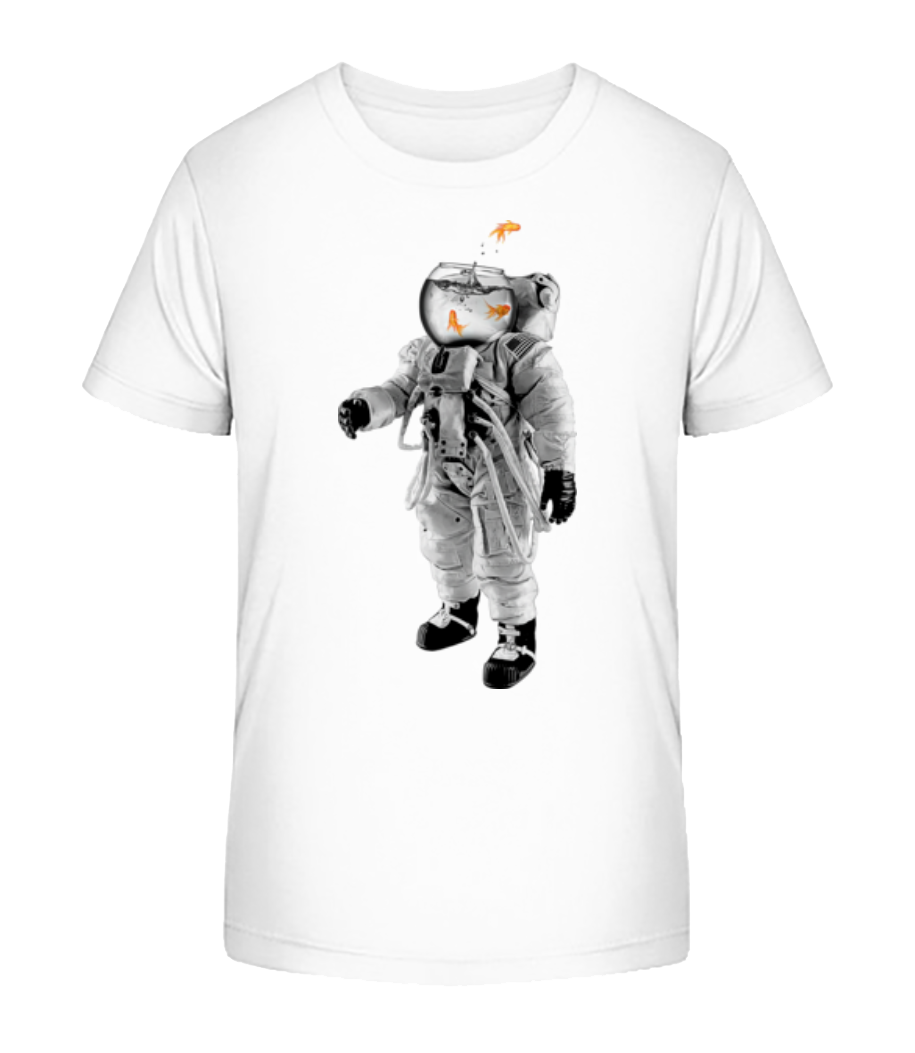 Astronaute Poisson Rouge · T-shirt bio Enfant Stanley Stella 2.0