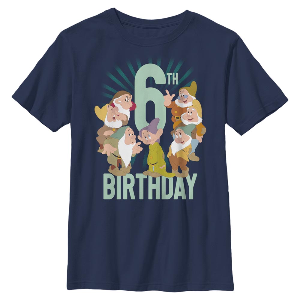 Disney - Blanche-Neige et les Sept Nains - Photo de groupe Dwarves Sixth Bday - Enfant T-shirt