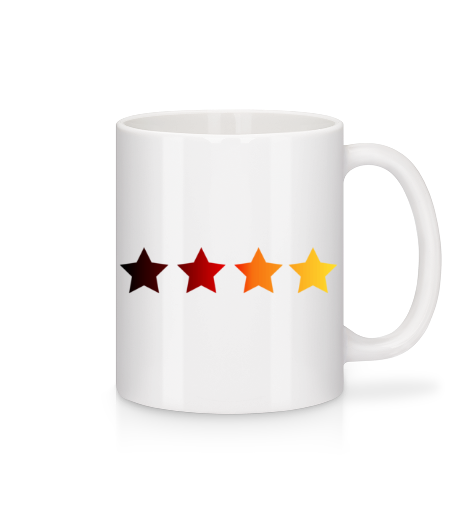 Étoiles Drapeau Allemend · Mug en céramique blanc