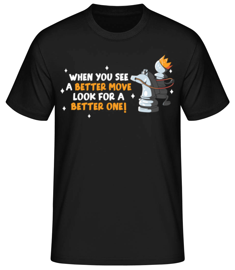 Better Move - T-shirt standard Homme - Noir - Devant