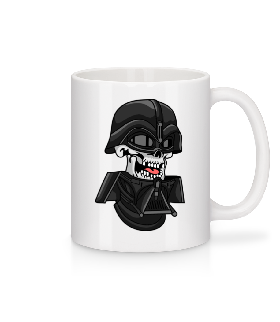Darth Vader Skull · Mug en céramique blanc