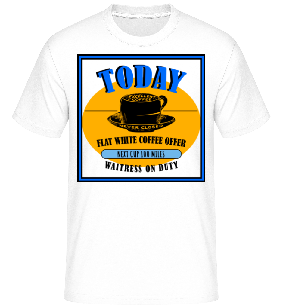 Flat White Coffee Offer ·  T-Shirt Shirtinator homme