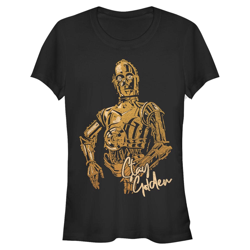 Star Wars - The Mandalorian - L'Enfant C3Po Stay Golden - Femme T-shirt