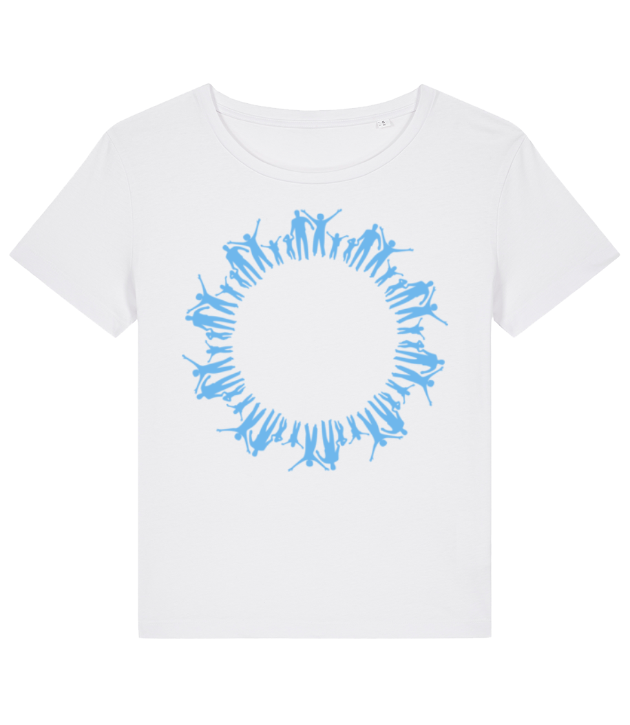 Aperçu: Cercle De Personnes - T-shirt bio Femme Stanley Stella 2.0 - Blanc - Devant