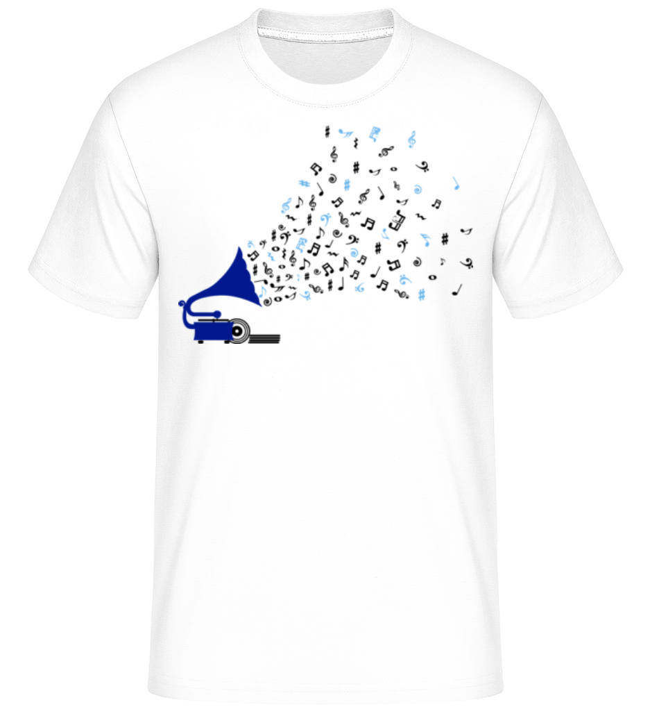 Notes De Musique Gramophone ·  T-Shirt Shirtinator homme