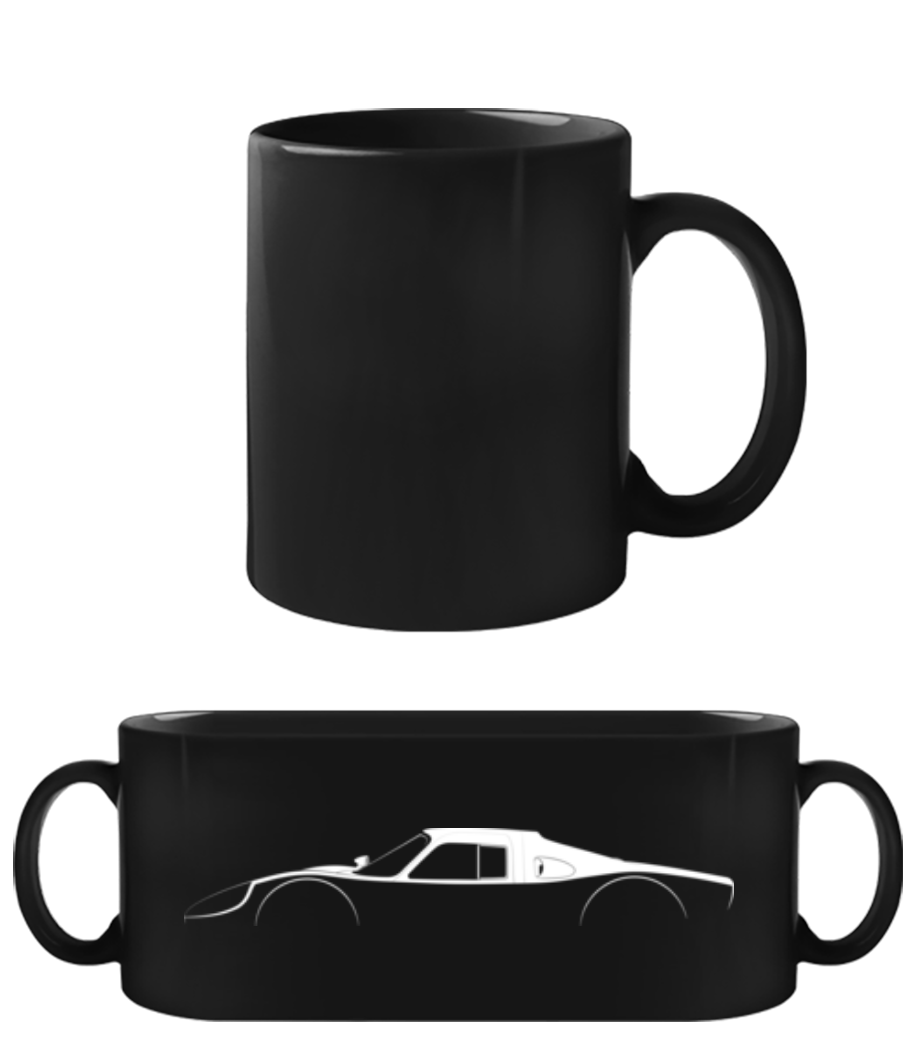 'Porsche 904 Carrera GTS' Silhouette · Tasse Noire
