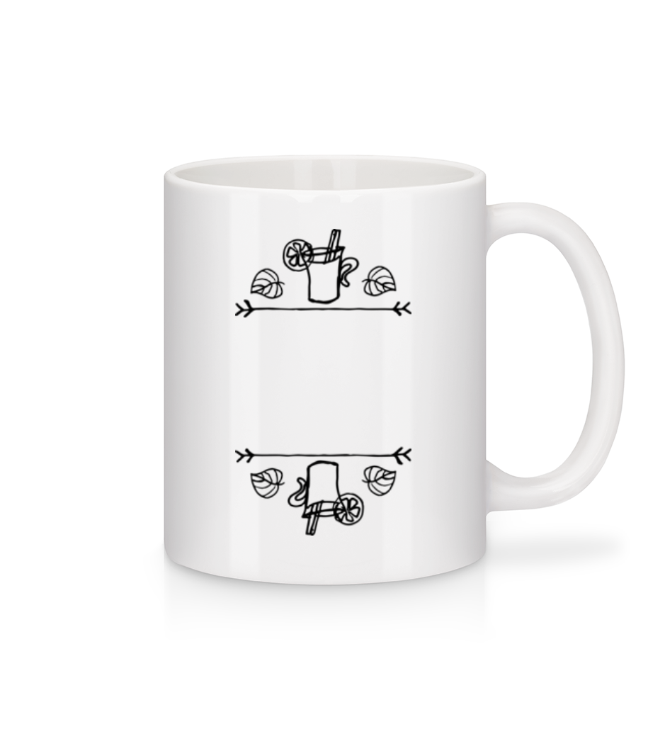 Modèle De Vin Chaud · Mug en céramique blanc