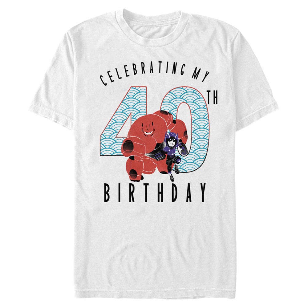 Disney - Les Nouveaux Héros - Baymax & Hiro Baymax 40 Years - Birthday - Homme T-shirt