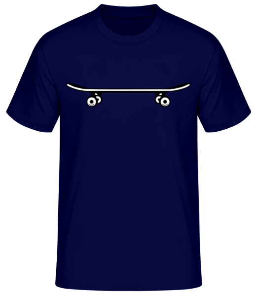 Planche à Roulettes - T-shirt standard Homme - Bleu marine - Devant