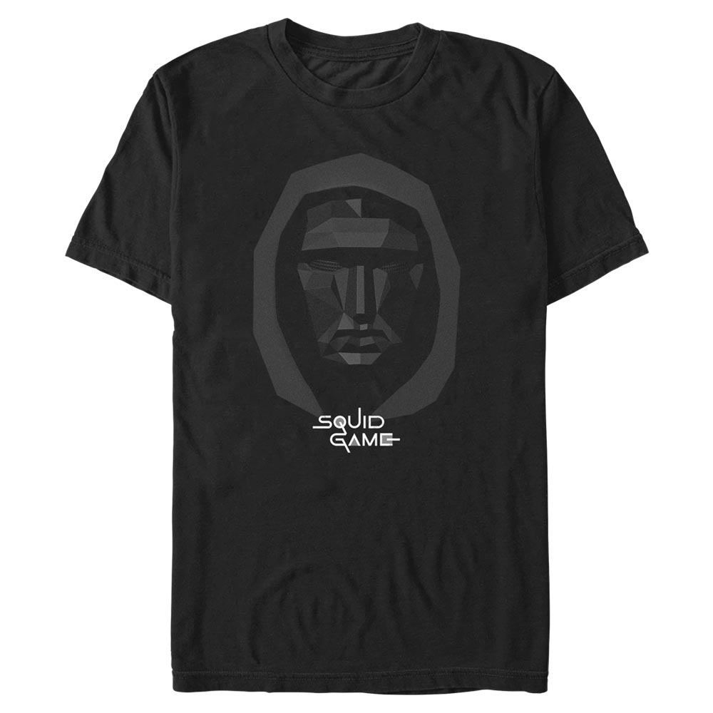 Aperçu: Netflix - Squid Game - Logo Front Man Geometric - Homme T-shirt - Noir - Devant