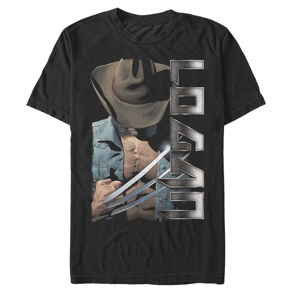 Aperçu: Marvel - X-Men - Wolverine Logan - Homme T-shirt - Noir - Devant