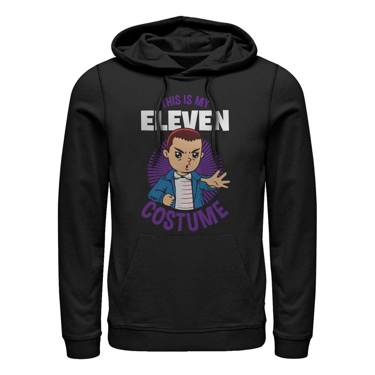 Netflix - Stranger Things - Eleven Costume - Halloween - Unisex Sweat à capuche