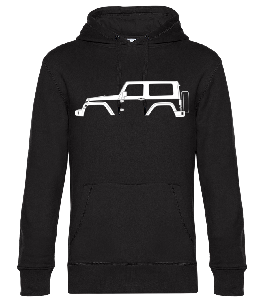 'Jeep Wrangler (JK)' Silhouette · Sweat à capuche standard homme