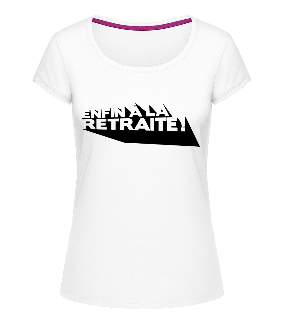 Enfin À La Retraite! · T-shirt col en U Femme