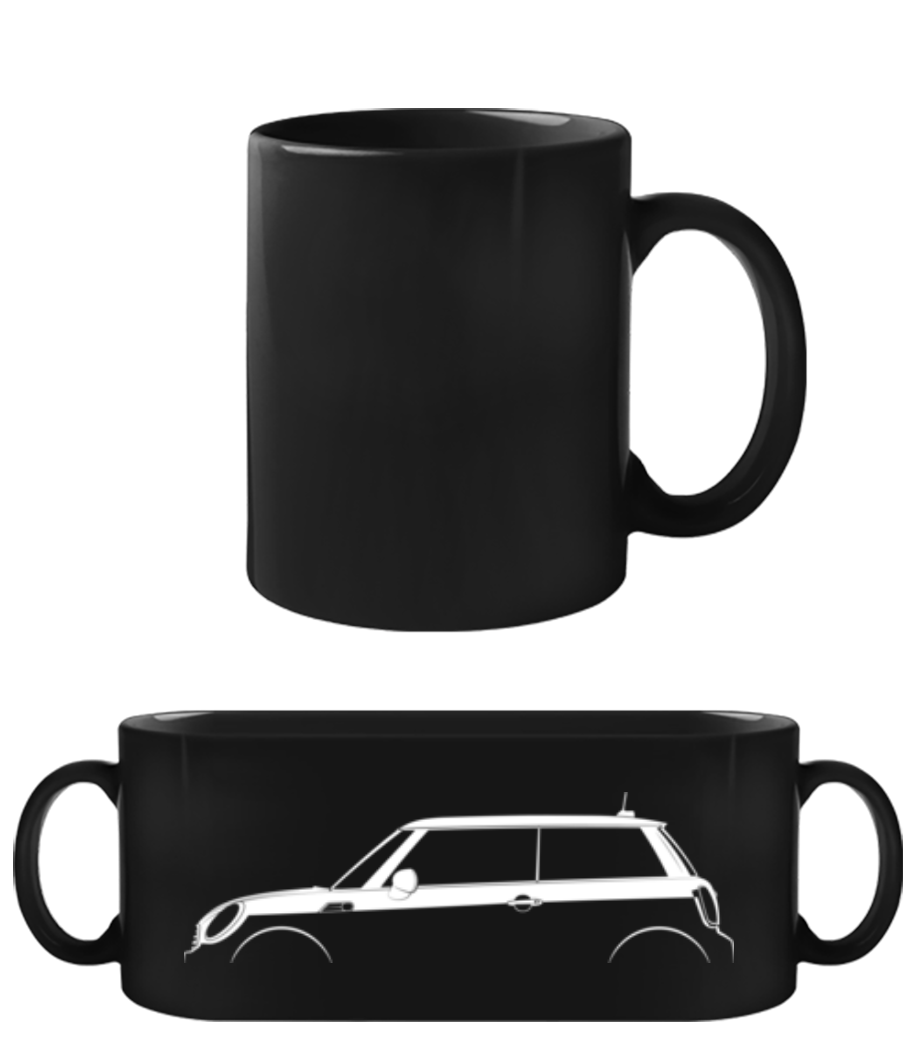 'Mini Cooper (R56)' Silhouette · Tasse Noire