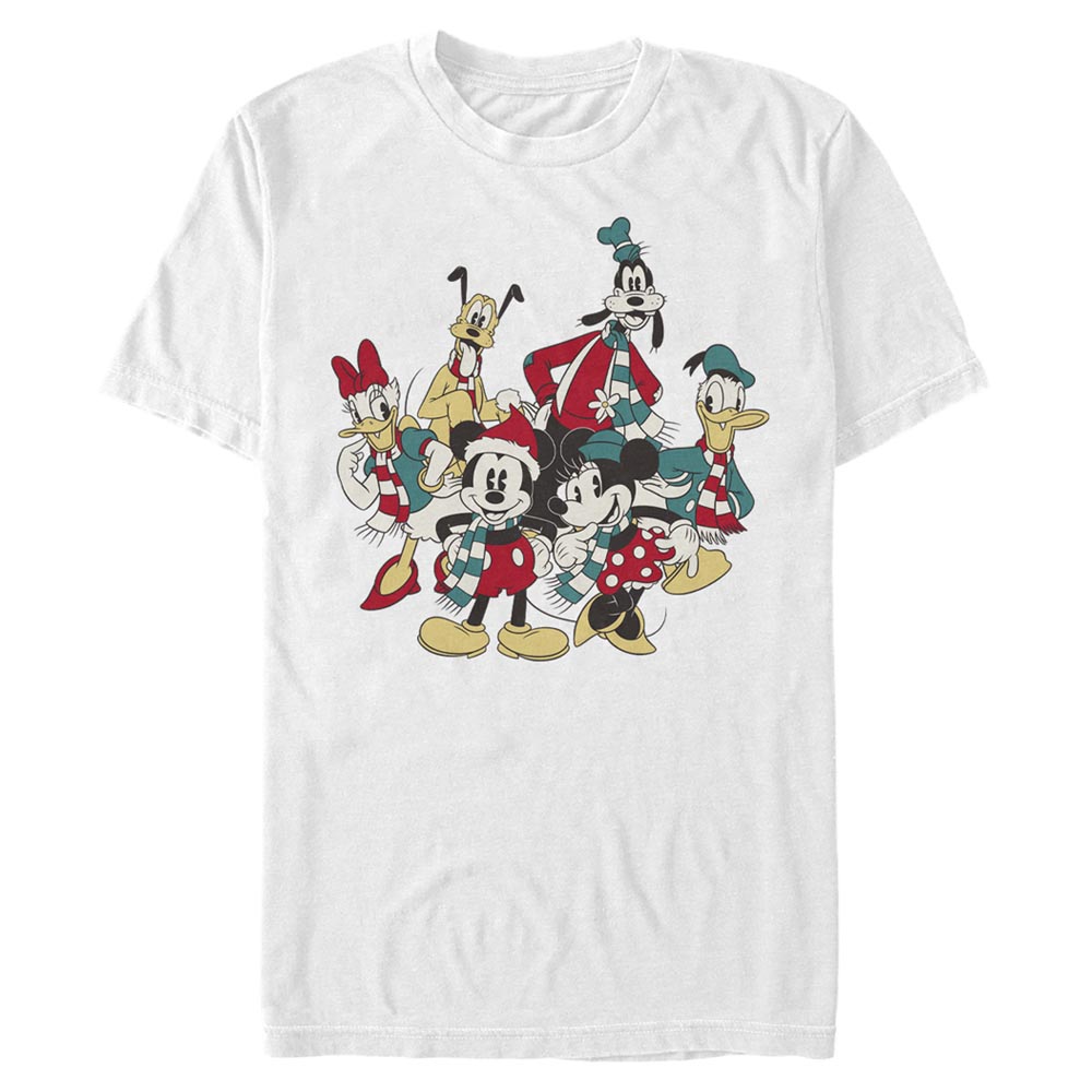 Disney - Mickey Mouse - Photo de groupe Holiday Group - Homme T-shirt