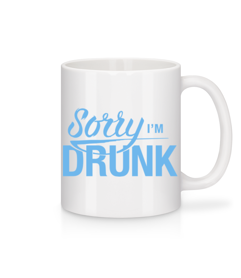 Sorry I'm Drunk · Mug en céramique blanc