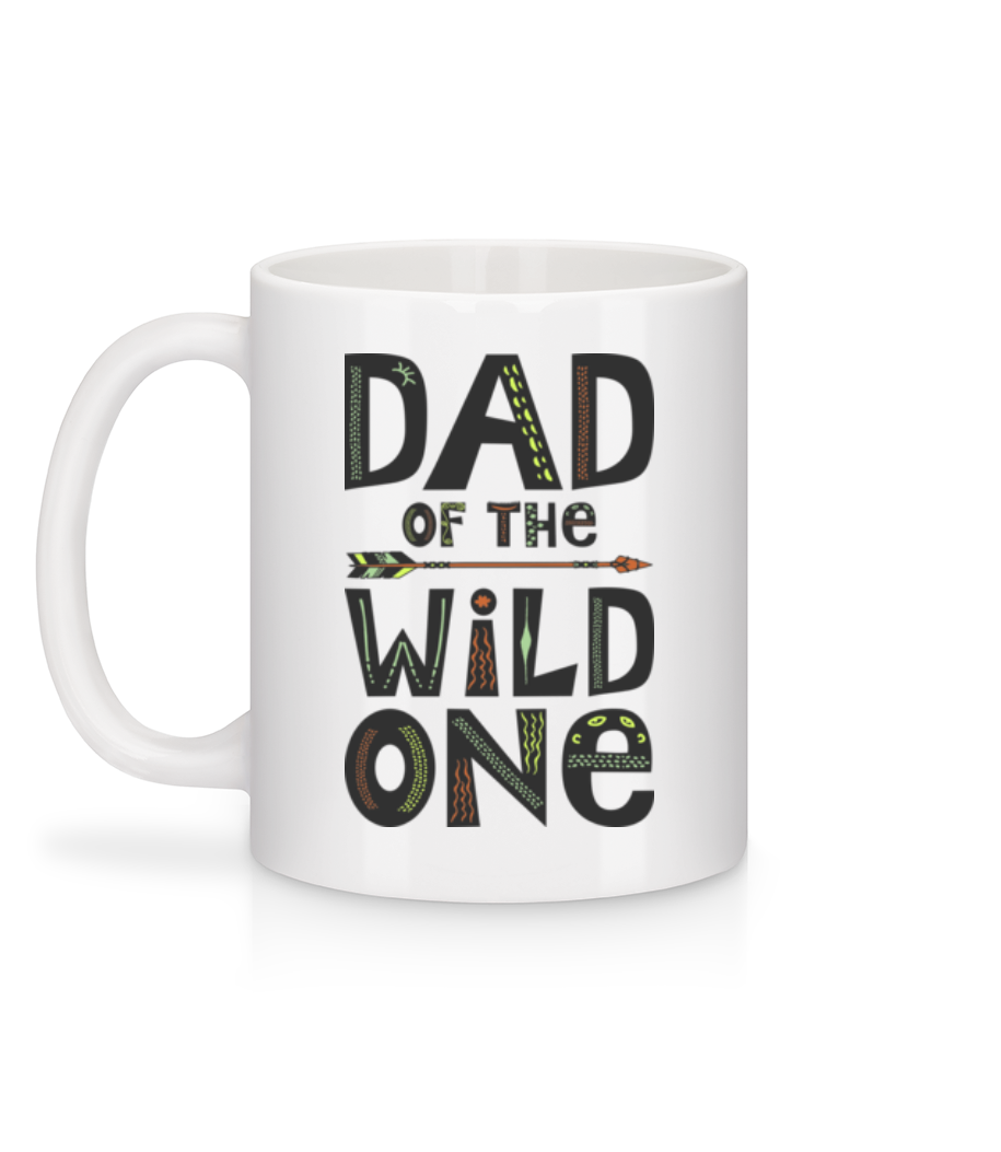 Aperçu: Dad Of The Wild One - Mug en céramique blanc - Blanc - Derrière