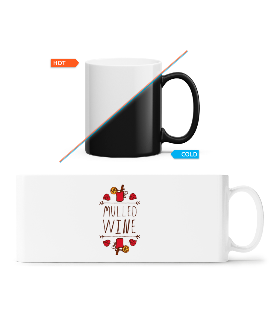 Aperçu: Mulled Wine Sign - Mug magique - Blanc - Devant