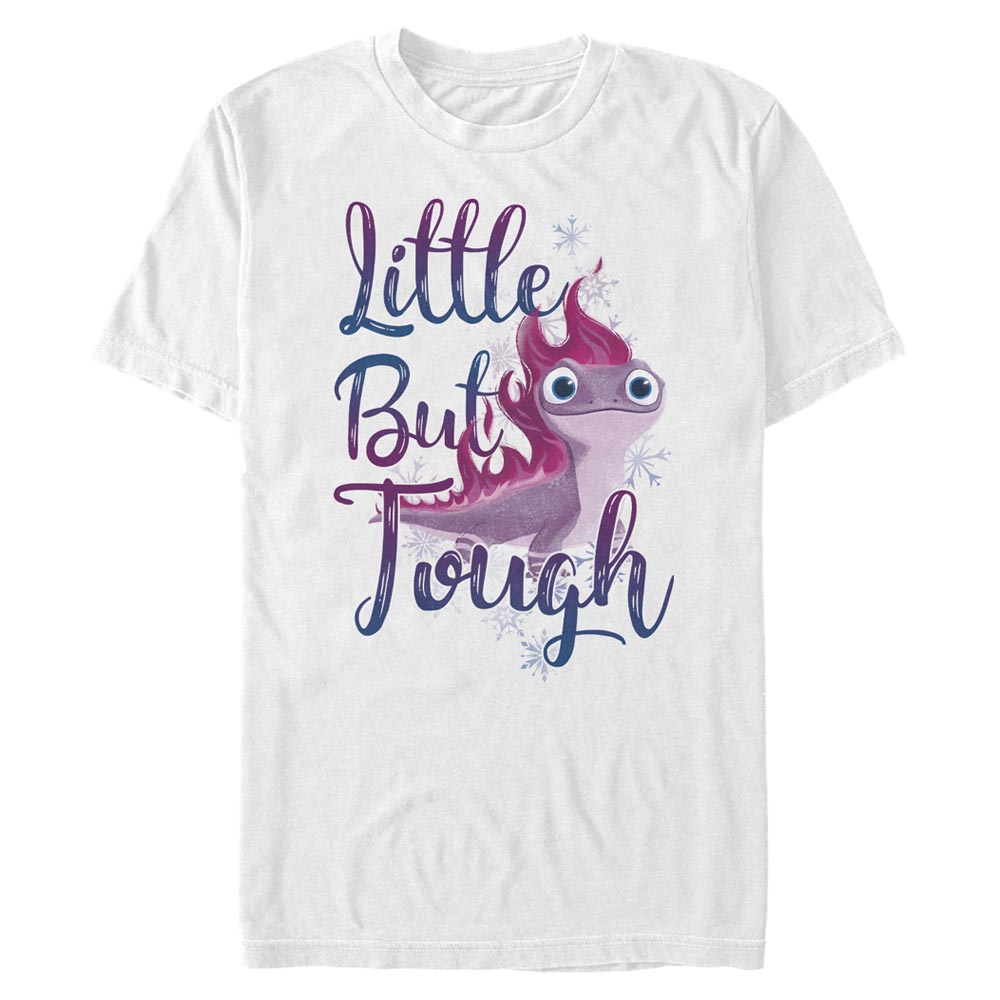 Aperçu: Disney - La Reine des neiges - Salamander Little But Tough - Homme T-shirt - Blanc - Devant