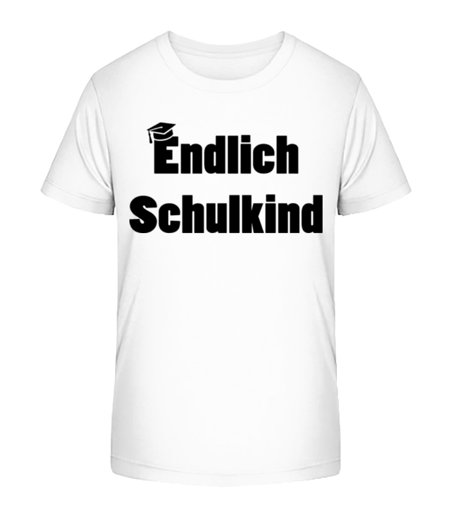 Endlich Schulkind · Kinder Bio T-Shirt Stanley Stella 2.0
