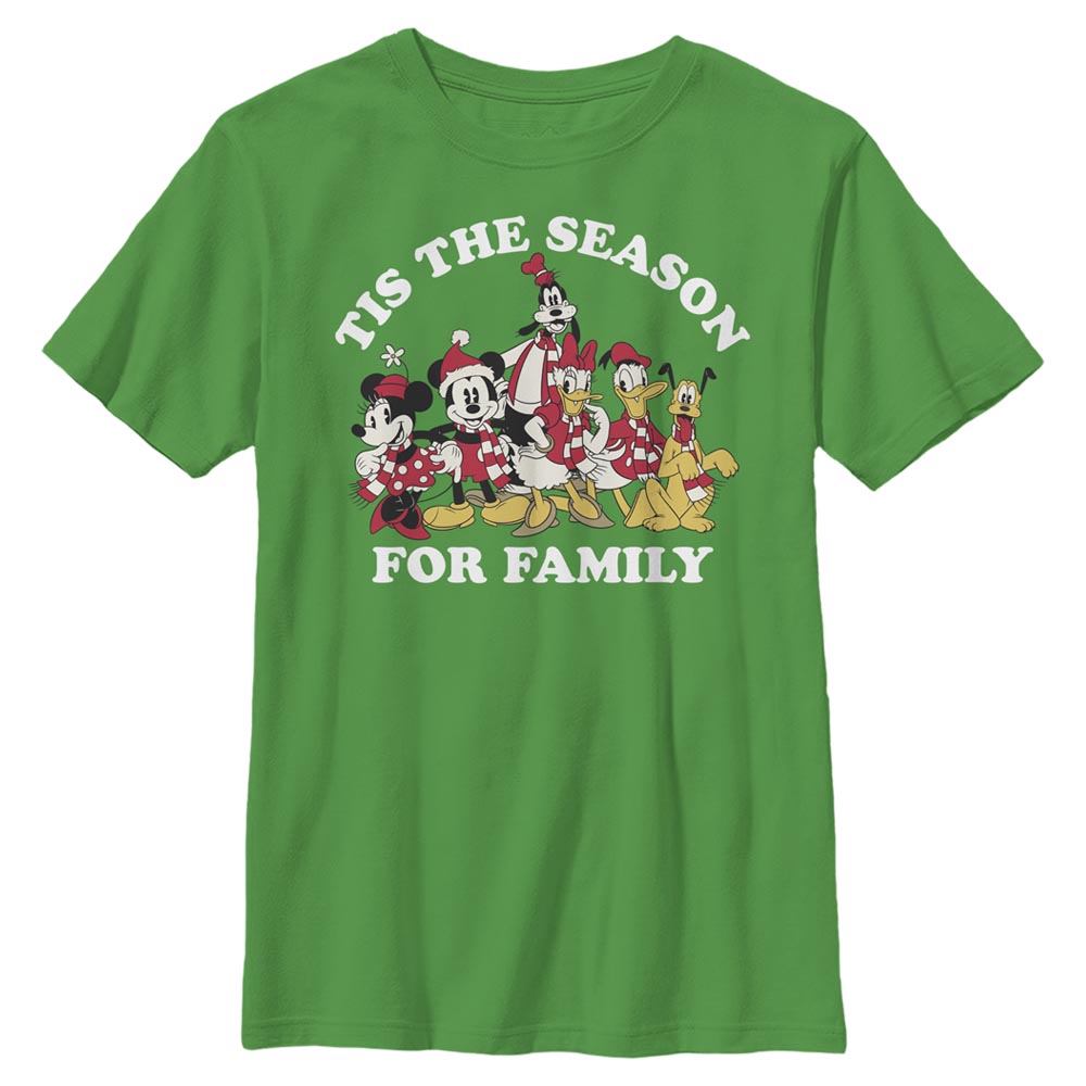 Disney - Mickey Mouse - Photo de groupe Family Season - Enfant T-shirt