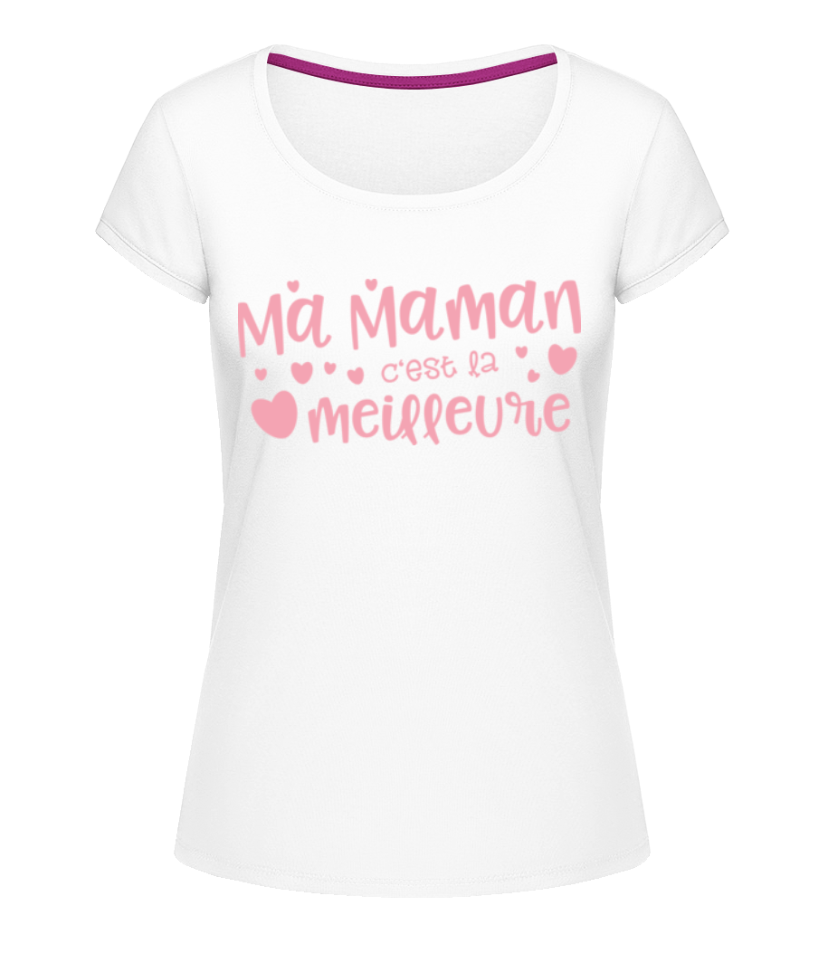 Ma Maman Est La Meilleure · T-shirt col en U Femme