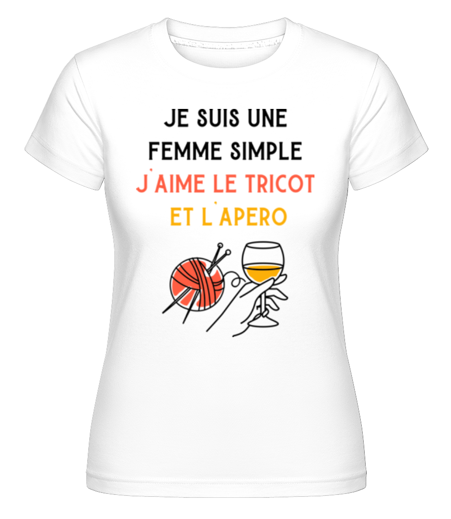 Je Suis Une Femme Simple ·  T-shirt Shirtinator femme