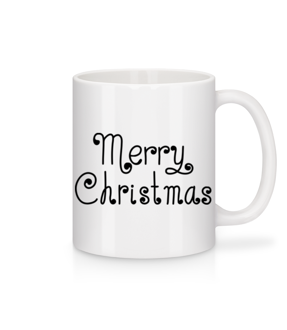 Merry Christmas · Mug en céramique blanc