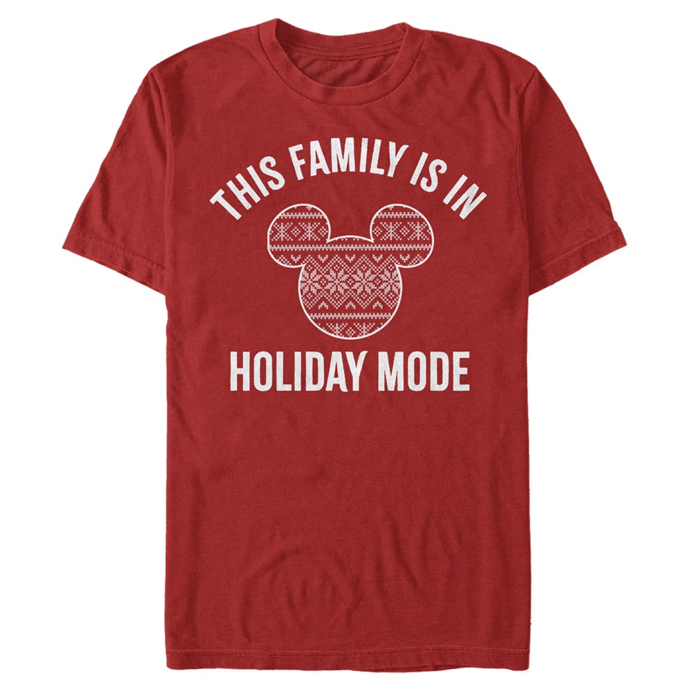 Disney Classics - Mickey Mouse - Mickey Mouse Family Holiday Mode - Homme T-shirt