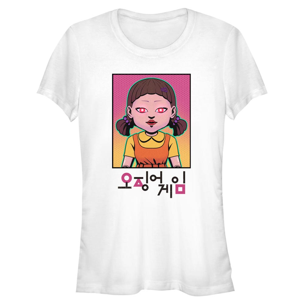 Netflix - Squid Game - Doll Neon - Femme T-shirt