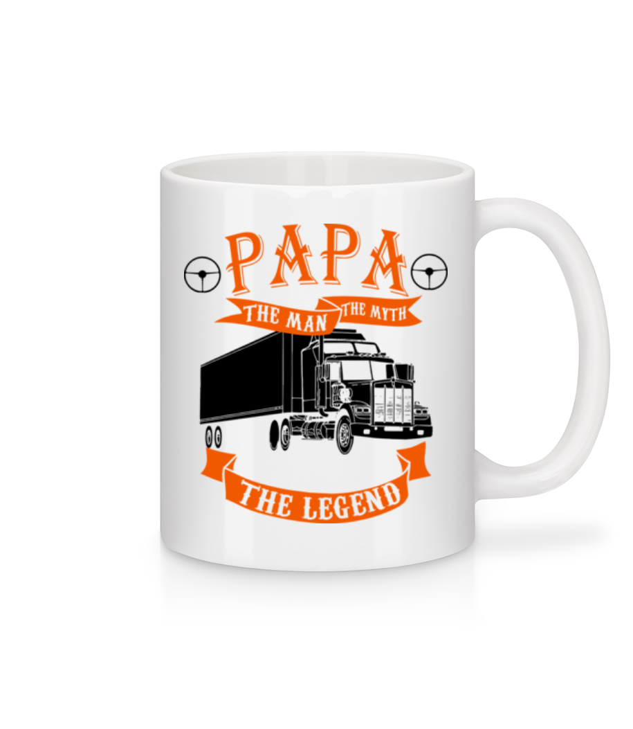 Papa The Legend · Mug en céramique blanc