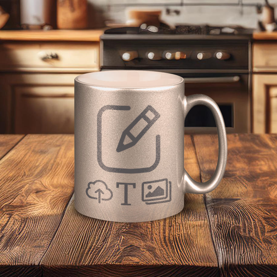 Tasse à paillettes