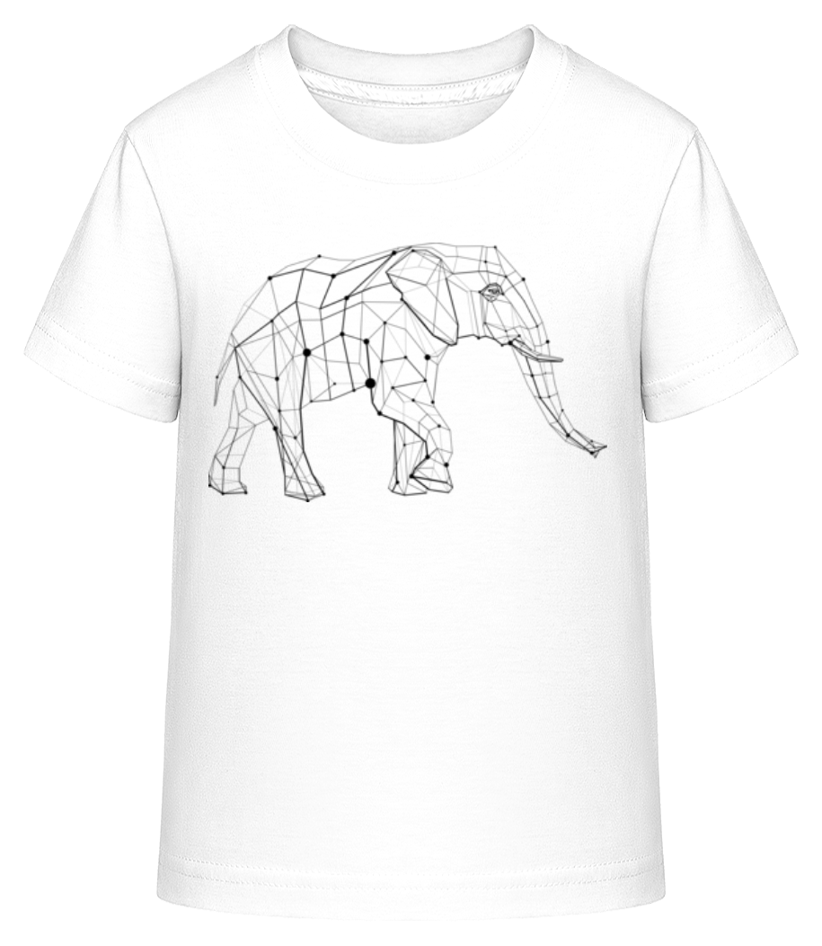 Polygon Éléphant · T-shirt shirtinator Enfant