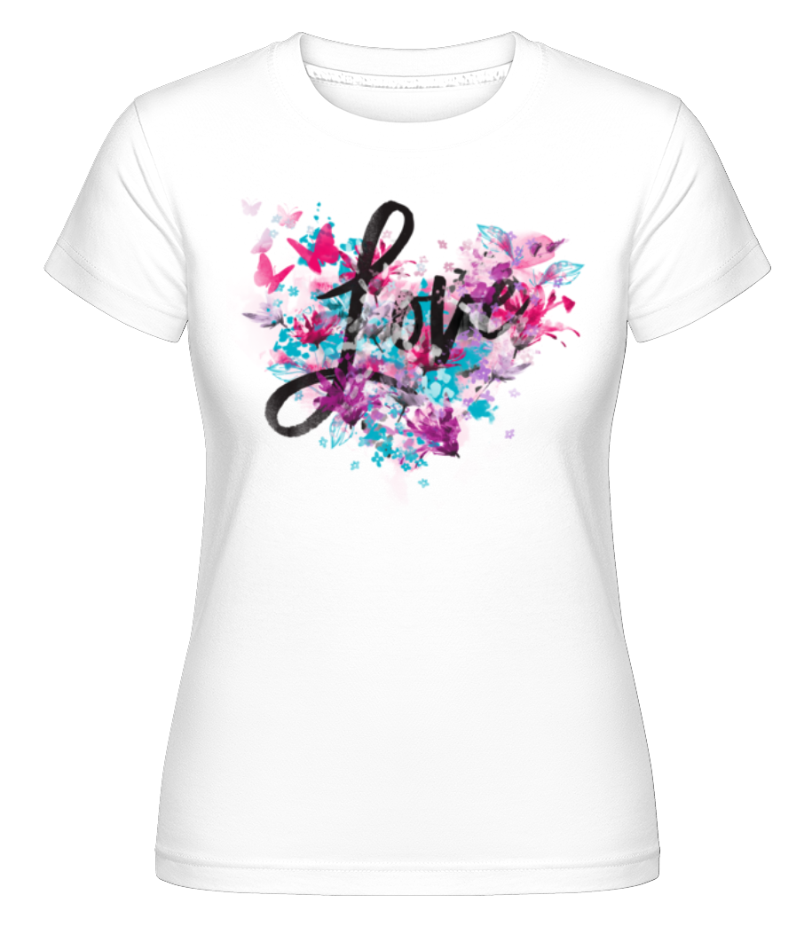 Love -  T-shirt Shirtinator femme - Blanc - Devant